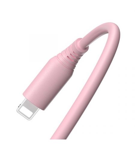 Cable silicone Tellur USB to Lightning, 3A, 1m, pink Cable silicone Tellur USB to Lightning, 3A, 1m, pink