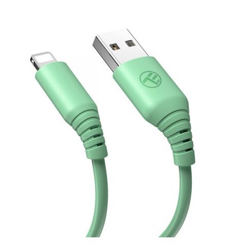 Cable silicone Tellur USB to Lightning, 3A, 1m, green Cable silicone Tellur USB to Lightning, 3A, 1m, green