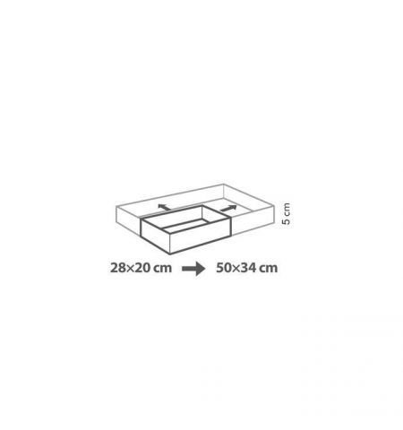 623382 Forma dreptunghiulara pentru copt Delicia, ajustabila 623382 Forma dreptunghiulara pentru copt Delicia, ajustabila