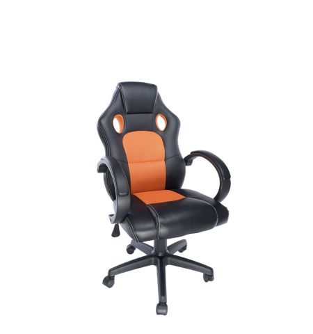Gaming chair SPACER  SPCH-CHAMP-RNG  Black-Orange, Synthetic PU + Textil, 120 kg max
