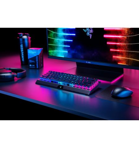 Keyboard RAZER BlackWidow V3 Mini HyperSpeed (Yellow Switch) - Russian Layout