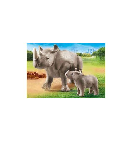 PM70357 Rhino with Calf