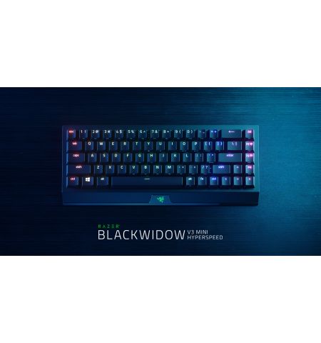 Keyboard RAZER BlackWidow V3 Mini HyperSpeed (Yellow Switch) - Russian Layout