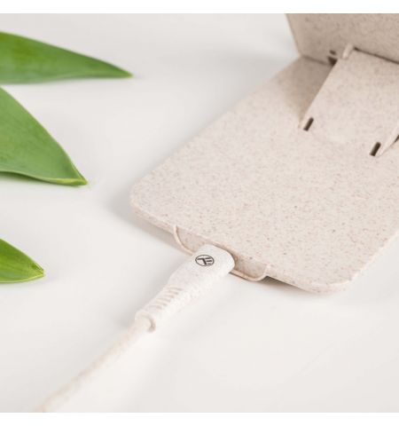 Incarcator wireless birou Tellur Green, certificat Qi, 15W, pliabil, crem TLL151311