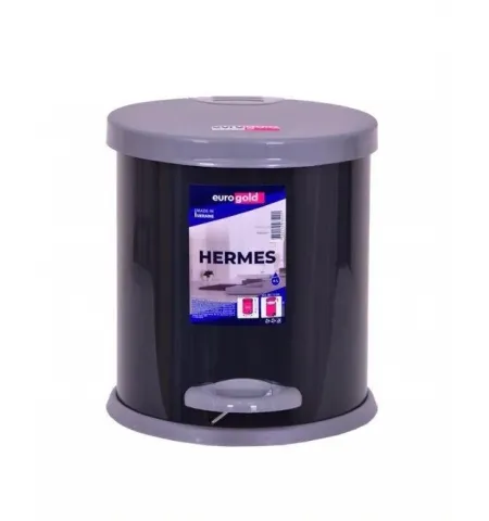 Cos gunoi inox Hermes 4.0 l, cu pedala, black