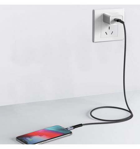 Cablu Tellur Type-C to Lightning, 3A, PD30W, 2m TLL155431 Cablu Tellur Type-C to Lightning, 3A, PD30W, 2m TLL155431