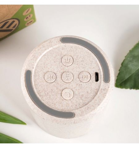 Boxa portabila Bluetooth,Tellur Green 3W, crem TLL161231