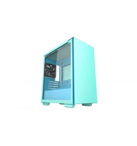 Корпус DEEPCOOL MACUBE 110 GREEN / w/oPSU / Side-Window / 1x 120mm fan / ATX / Green