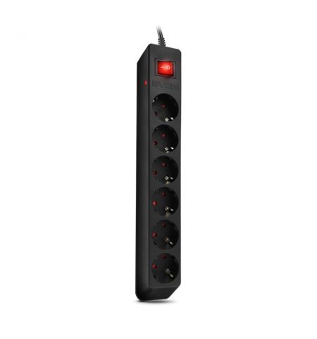 Surge Protector SVEN Optima, 6 Sockets with children protection,