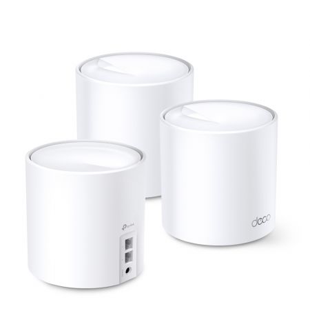 Mesh Wi-Fi 6 System TP-LINK Deco X60 (3-pack) / AX3000 Dual Band /  2 LAN/WAN Gigabit Port