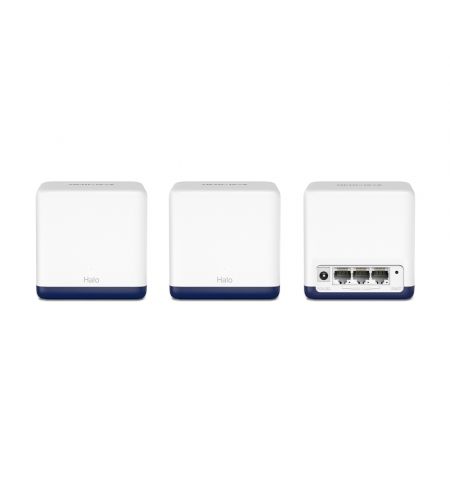Mesh Wi-Fi System MERCUSYS Halo H50G (3-pack)  / AC1900 Dual Band / 3 x Gigabit LAN Port Mesh Wi-Fi System MERCUSYS Halo H50G (3-pack)  / AC1900 Dual Band / 3 x Gigabit LAN Port