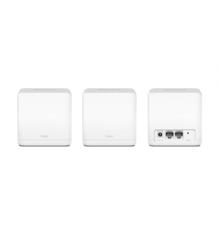 Mesh Wi-Fi System MERCUSYS Halo H30G (3-pack)  / AC1300 Dual Band / 2 x Gigabit LAN Port Mesh Wi-Fi System MERCUSYS Halo H30G (3-pack)  / AC1300 Dual Band / 2 x Gigabit LAN Port