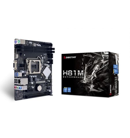 Материнская плата BIOSTAR H81MHV3 3.0 / Socket 1150 / Intel H81/ mATX