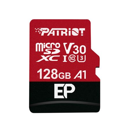 Карта памяти Patriot EP Series microSD + SD adapter / 128GB