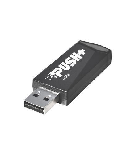USB Flash Drive Patriot PUSH+ / USB3.2 / 64GB / Black USB Flash Drive Patriot PUSH+ / USB3.2 / 64GB / Black