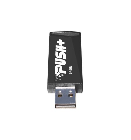 USB Flash Drive Patriot PUSH+ / USB3.2 / 64GB / Black USB Flash Drive Patriot PUSH+ / USB3.2 / 64GB / Black