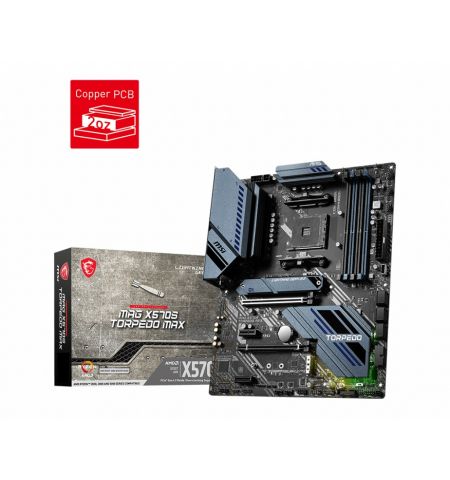 Placa de baza MSI MAG X570S TORPEDO MAX / Socket AM4 / AMD X570