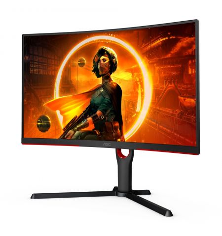 27.0" Gaming Monitor AOC Q27G2S/EU / QHD / Curved / 1ms / 165MHz / Black