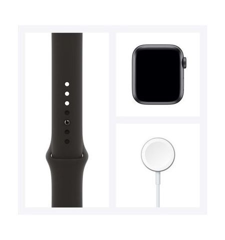 Apple Watch Series 6 40mm M06P3 GPS + LTE Space Gray Aluminum Case with Black Sport Band