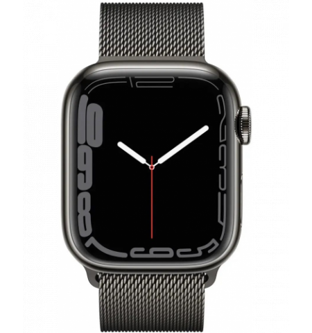 Series 7 GPS + LTE (MKJ23) 41mm Graphite Stainless Steel with Graphite Milanese Loop