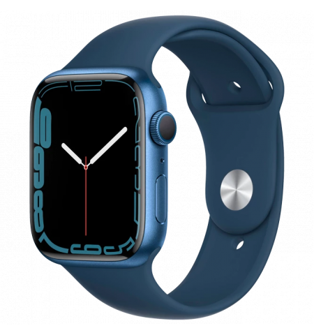 Series 7 45mm MKJT3 GPS + LTE  Blue Aluminium Case with Abyss Blue Sport Band