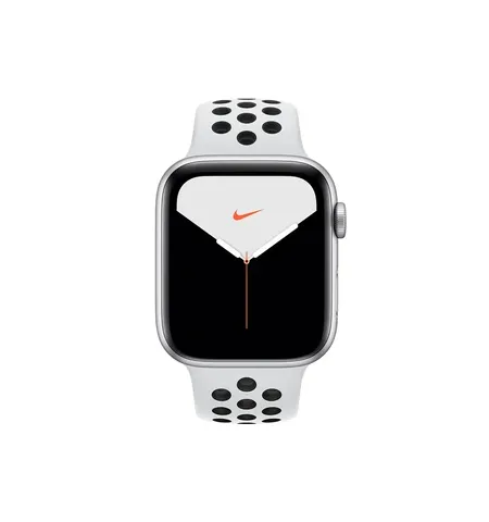 Apple Watch Nike Series 5 44mm MX3V2 Silver Aluminium Case with Pure Platinum Black Nike Sport Band