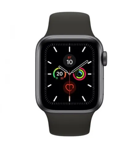 Apple Watch Series 5 44mm MWWE2 GPS + LTE Space Gray Aluminum Case with Black Sport Band