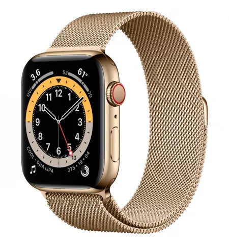 Apple Watch 44mm Gold Milanese Loop