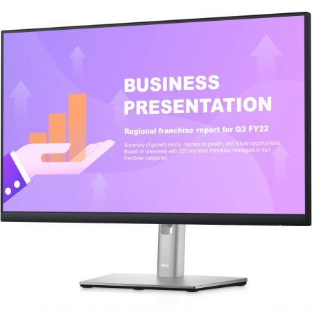 23.8" Monitor DELL P2422H / 5ms / FHD / Black/Silver