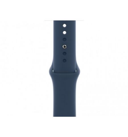 Apple Watch SE 44mm Aluminum Case with Abyss Blue Sport Band, MKQ43 GPS