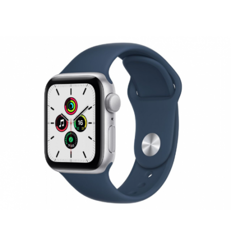 SE GPS 40mm Silver Aluminum Case with Abyss Blue Sport Band (MKNY3)