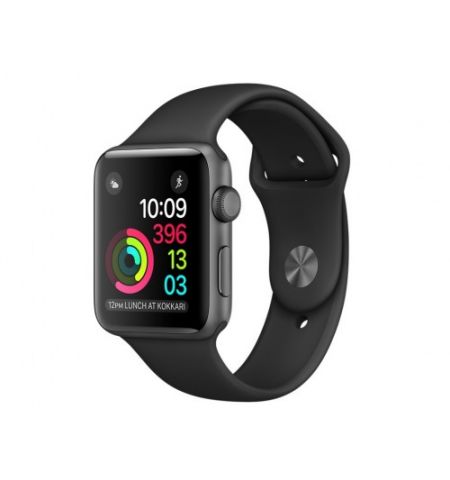Apple Watch Series 3 38mm MTF02 Space Grey Aluminum Case with Black Sport Band
