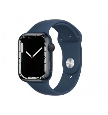 Series 7 45mm MKNR3 GPS Blue Aluminium Case with Abyss Blue Sport Band