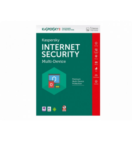 Kaspersky Internet Security Multi-Device - 5 devices, 12 months, box