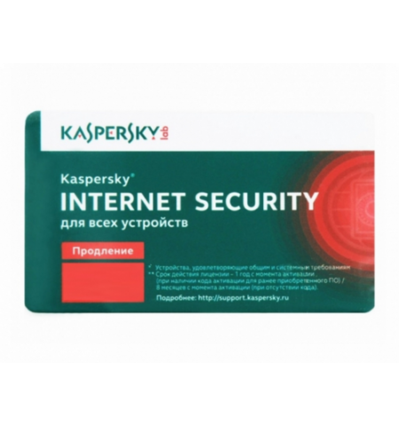 Renewal - Kaspersky Internet Security Multi-Device - 5 devices, 12 months, Card