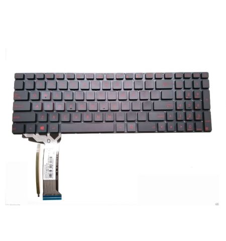 Keyboard Asus ROG GL551JW-AH71 GL551JM-EH74 GL552 GL752 Backlit ENG/RU Black Original