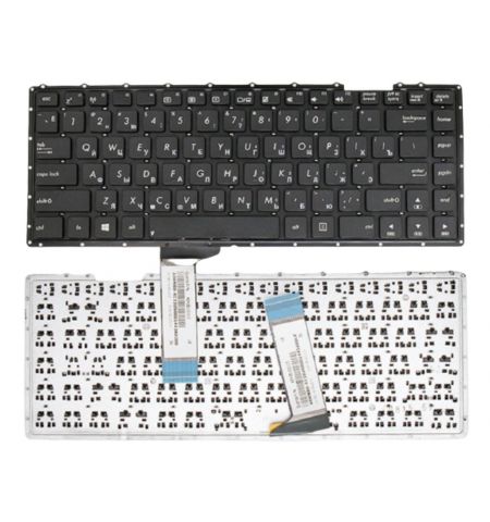 Keyboard Asus X453, A453 series w/o frame "ENTER"-small ENG/RU Black