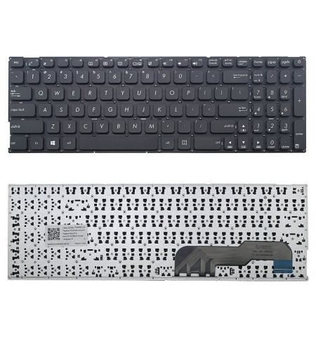 Keyboard  Asus X541 A541, F541, K541  w/o frame "ENTER"-small ENG. Black