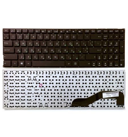 Keyboard Asus X542 X542U X542UN w/o frame "ENTER"-small ENG/RU Black