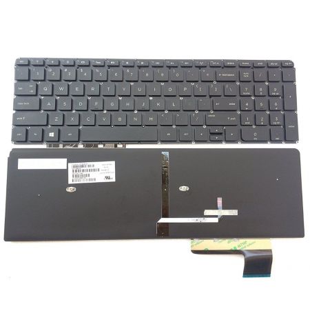 Keyboard HP Envy M6-K w/backlit w/o frame "ENTER"-small ENG. Black