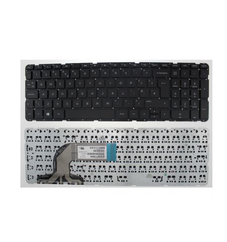 Keyboard HP Pavilion 15-E 15-N 15-G 15-R 15-S 15-D 15-A 250 255 256 G2 G3 340 345 350 355 355 G1 G2 G3 w/frame ENG/RU Black