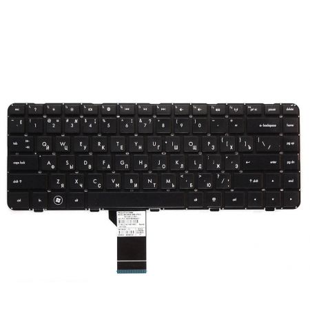 Keyboard HP Pavilion DM4-1000 DM4-2000 dv5-2000 w/o frame "ENTER"-small ENG/RU Black