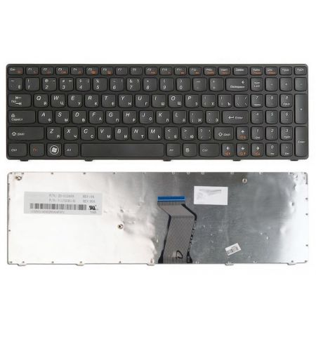 Keyboard Lenovo B570 B590 Z570 B575 Z575 V570 B580 B585 Y570 ENG/RU Black