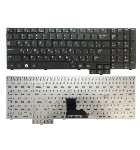 Keyboard Samsung R528 R525 R530 R52 R538 RV508 RV510 R517 R519 R719 R618 P530 P580 R540 R620 E452 E532 ENG/RU Black