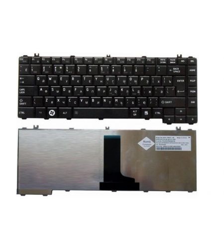 Keyboard Toshiba Satellite C640 C645 L630 L635 L640 L645 L705 L730 L735 L740 L740D L745 ENG/RU Black