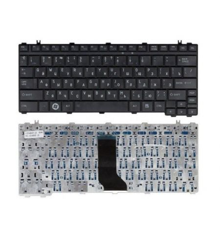 Keyboard Toshiba Satellite T130 T135 U400 U405 U500 U505 E205 Portege  A600 M800 M900 ENG/RU Black