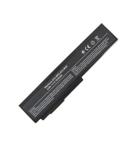 Battery Asus N53 N43 G50 N61 X55S G51 L50 G60 M60 Pro62 A32-M50 A32-N61 A32-X64 A33-M50 A32-H36 11.1V 5200mAh Black OEM