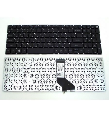 Keyboard  Acer Aspire E5-522 E5-532 E5-573 E5-722 E5-772 E5-575 E5-523 ES1-572 F5-521 F5-522 w/o frame ENG/RU Black