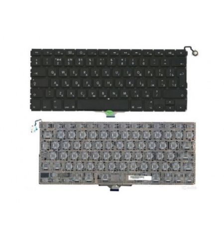 Keyboard Apple Macbook Pro 13" A1278 w/o frame "ENTER"-big ENG/RU Black