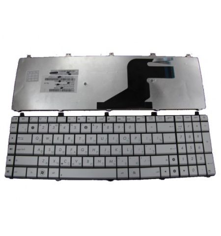 Keyboard Asus N55 N57 N75 ENG/RU Silver